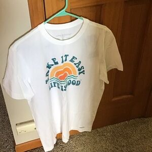 FINAL SALE🥳Life Is Good Men’s Crusher White Tee with Retro Graphic